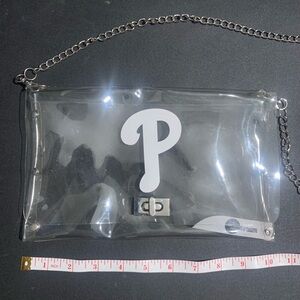 Philadelphia Phillies Baseball Clear Chain Shoulder Bag